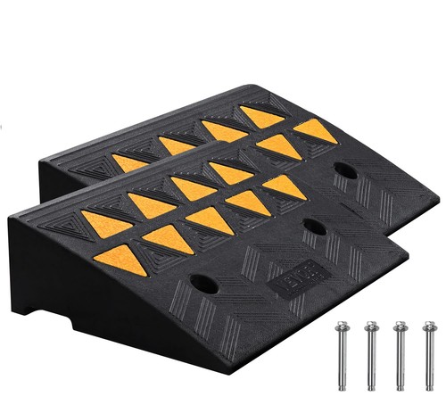 Vevor rubber curb ramp rise - rubber,